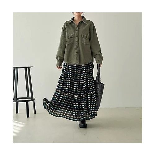 【スタイルデリ/STYLE DELI】の【LUXE】製品洗いカラーデニムシャツジャケット 人気、トレンドファッション・服の通販 founy(ファニー) 　ファッション　Fashion　レディースファッション　Fashion for Women　アウター　Coat / Outerwear Collection　レディースジャケット・軽アウター　Jackets　アクセサリー　Fashion Accessories　ヴィンテージ　Vintage Style　シルバー　Silver, Metallic Silver　ジャケット　Jacket, Outerwear　スリット　Slit, Slit Detail　デニム　Denim, Jeans Material　フロント　Front, Front Design　ポケット　Pocket, Pocket Detail　夏　Summer　other-2|ID: prp329100004650921 ipo3291000000033602155