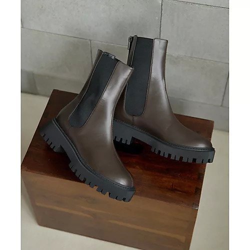 【ウィムガゼット/Whim Gazette】の【THE PAUSE】レザーサイドゴアブーツ インテリア・キッズ・メンズ・レディースファッション・服の通販 founy(ファニー) ファッション Fashion レディースファッション Fashion for Women インソール Shoe Insole ヴィンテージ Vintage Style 厚底 Platform Shoes クッション Cushion, Throw Pillow グラデーション Gradient, Ombre スタイリッシュ Stylish, Fashionable デニム Denim, Jeans Material 定番 Standard, Basic Item バランス Balance, Style Balance ボトム Bottoms, Lower Wear ミドル Middle Length, Mid Height ワーク Workwear, Utility Style A/W・秋冬 Autumn/Winter ブラウン|ID: prp329100004650942 ipo3291000000034177329