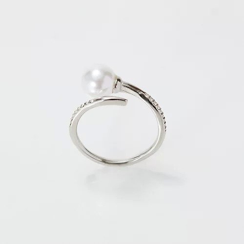 【フィービィー/phoebe】の【金属アレルギー対応】ドローラップパールビジューリング インテリア・キッズ・メンズ・レディースファッション・服の通販 founy(ファニー) ファッション Fashion レディースファッション Fashion for Women パール Pearl, Pearl Accent ビジュー Bijou, Jewel-like Accent エレガント 上品 Elegant ビジネス 仕事 通勤 Business / Work / Commuting シルバー|ID: prp329100004650952 ipo3291000000033602373