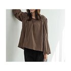 【スタイルデリ/STYLE DELI】の【LUXE】デコルテスクエアギャザーブラウス 人気、トレンドファッション・服の通販 founy(ファニー) ファッション Fashion レディースファッション Fashion for Women トップス・カットソー Cut & Sew Tops シャツ・ブラウス・オフィスカジュアル Elegant Blouses & Button-Ups インナー Innerwear カットソー Cut and Sewn Top ギャザー Gathered, Ruffled スクエア Square, Square Shape タートルネック Turtleneck, High Neck チュニック Tunic, Long Top テクスチャー Texture, Textured Fabric デコルテ Décolleté, Neckline ハイネック High Neck, Mock Neck バランス Balance, Style Balance フォルム Silhouette, Form ペンシル Pencil, Pencil Skirt ポケット Pocket, Pocket Detail 夏 Summer thumbnail ブラウン|ID: prp329100004651070 ipo3291000000033603763