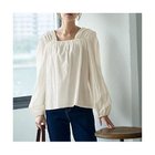 【スタイルデリ/STYLE DELI】の【LUXE】デコルテスクエアギャザーブラウス 人気、トレンドファッション・服の通販 founy(ファニー) ファッション Fashion レディースファッション Fashion for Women トップス・カットソー Cut & Sew Tops シャツ・ブラウス・オフィスカジュアル Elegant Blouses & Button-Ups インナー Innerwear カットソー Cut and Sewn Top ギャザー Gathered, Ruffled スクエア Square, Square Shape タートルネック Turtleneck, High Neck チュニック Tunic, Long Top テクスチャー Texture, Textured Fabric デコルテ Décolleté, Neckline ハイネック High Neck, Mock Neck バランス Balance, Style Balance フォルム Silhouette, Form ペンシル Pencil, Pencil Skirt ポケット Pocket, Pocket Detail 夏 Summer thumbnail アイボリー|ID: prp329100004651070 ipo3291000000033603764
