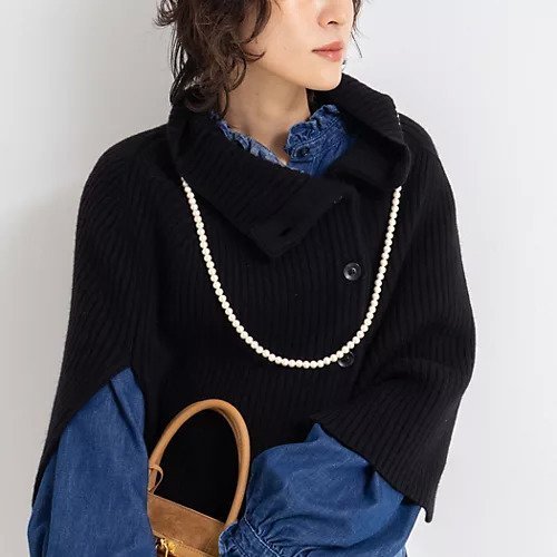 【ノーリーズ/NOLLEY'S】の《手洗い可能》2WAYニットポンチョ インテリア・キッズ・メンズ・レディースファッション・服の通販 founy(ファニー) 　ファッション　Fashion　レディースファッション　Fashion for Women　アウター　Coat / Outerwear Collection　ポンチョ・ケープコート　Ponchos & Capes　トップス・カットソー　Cut & Sew Tops　ニット　Knit Tops & Sweaters　2025年　2025　2025-2026秋冬・A/W　Autumn/Winter 2025–26 AW25–26　おすすめ　Recommended / Our Picks　スリット　Slit, Slit Detail　ホールガーメント　WholeGarment, Seamless Knit　ロング　Long, Long-Length　ブラック|ID: prp329100004651074 ipo3291000000033603814