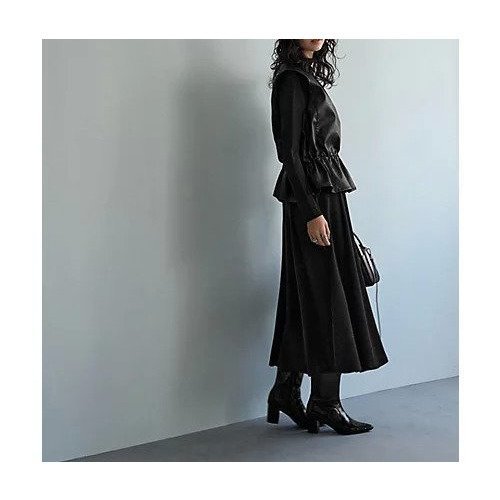 【スタイルデリ/STYLE DELI】の【LUXE】ペプラムフェイクレザーベスト 人気、トレンドファッション・服の通販 founy(ファニー) 　ファッション　Fashion　レディースファッション　Fashion for Women　アウター　Coat / Outerwear Collection　トップス・カットソー　Cut & Sew Tops　ベスト&ジレ / 重ね着スタイル　Vests & Gilets　スピンドル　Spindle, Drawcord　フェイクレザー　Faux Leather, PU Leather　ベスト　Vest, Waistcoat　ベーシック　Basic, Essential　ペプラム　Peplum, Flared Hem　ボックス　Boxy, Box Shape　ポケット　Pocket, Pocket Detail　夏　Summer　other-3|ID: prp329100004651075 ipo3291000000033603826