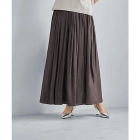 【スタイルデリ/STYLE DELI】 【Made in JAPAN】ロングレングスV.サテンギャザースカート人気、トレンドファッション・服の通販 founy(ファニー) ファッション Fashion レディースファッション Fashion for Women スカート Skirts くるぶし Ankle-Length ギャザー Gathered, Ruffled 軽量 Lightweight, Ultra Light スリット Slit, Slit Detail センター Center, Center Line 定番 Standard, Basic Item 人気 Popular, Best Seller フレア Flare, Flared ポケット Pocket, Pocket Detail ループ Loop, Loop Knit ロング Long, Long-Length 日本製 Made In Japan |ID:prp329100004651076