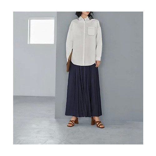 【スタイルデリ/STYLE DELI】の【Made in JAPAN】ロングレングスV.サテンギャザースカート 人気、トレンドファッション・服の通販 founy(ファニー) 　ファッション　Fashion　レディースファッション　Fashion for Women　スカート　Skirts　くるぶし　Ankle-Length　ギャザー　Gathered, Ruffled　軽量　Lightweight, Ultra Light　スリット　Slit, Slit Detail　センター　Center, Center Line　定番　Standard, Basic Item　人気　Popular, Best Seller　フレア　Flare, Flared　ポケット　Pocket, Pocket Detail　ループ　Loop, Loop Knit　ロング　Long, Long-Length　日本製　Made In Japan　other-2|ID: prp329100004651076 ipo3291000000033603834