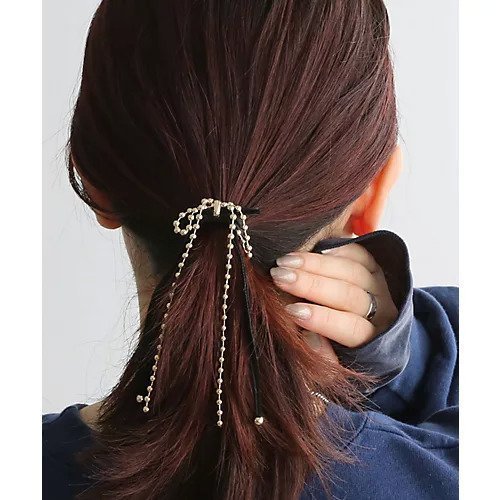 【コレカラ/collecala】のレイヤードチェーンリボンヘアカフ/ヘアフック 人気、トレンドファッション・服の通販 founy(ファニー) 　ファッション　Fashion　レディースファッション　Fashion for Women　おすすめ　Recommended / Our Picks　チェーン　Chain, Chain Strap　ベロア　Velour, Soft Velvet　リボン　Ribbon, Bow　 other-1|ID: prp329100004651081 ipo3291000000033603865