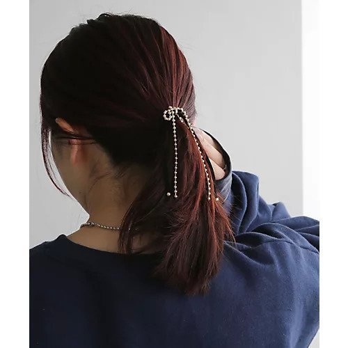 【コレカラ/collecala】のレイヤードチェーンリボンヘアカフ/ヘアフック 人気、トレンドファッション・服の通販 founy(ファニー) 　ファッション　Fashion　レディースファッション　Fashion for Women　おすすめ　Recommended / Our Picks　チェーン　Chain, Chain Strap　ベロア　Velour, Soft Velvet　リボン　Ribbon, Bow　other-2|ID: prp329100004651081 ipo3291000000033603868