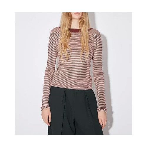 【ビューティフル ピープル/beautiful people】のMiller double-frontlong T-shirt 人気、トレンドファッション・服の通販 founy(ファニー) 　ファッション　Fashion　レディースファッション　Fashion for Women　トップス・カットソー　Cut & Sew Tops　シャツ・ブラウス・オフィスカジュアル　Elegant Blouses & Button-Ups　ロングTシャツ・Tシャツ　Longline T-Shirts & Tees　2025年　2025　2025-2026秋冬・A/W　Autumn/Winter 2025–26 AW25–26　オーバル　Oval Design　フィット　Fit, Slim Fit　ロング　Long, Long-Length　洗える　Machine Washable　other-3|ID: prp329100004651919 ipo3291000000034716698