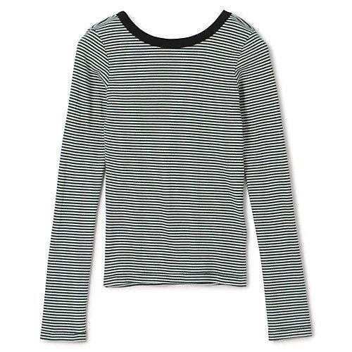 【ビューティフル ピープル/beautiful people】のMiller double-frontlong T-shirt インテリア・キッズ・メンズ・レディースファッション・服の通販 founy(ファニー) 　ファッション　Fashion　レディースファッション　Fashion for Women　トップス・カットソー　Cut & Sew Tops　シャツ・ブラウス・オフィスカジュアル　Elegant Blouses & Button-Ups　ロングTシャツ・Tシャツ　Longline T-Shirts & Tees　2025年　2025　2025-2026秋冬・A/W　Autumn/Winter 2025–26 AW25–26　オーバル　Oval Design　フィット　Fit, Slim Fit　ロング　Long, Long-Length　洗える　Machine Washable　green|ID: prp329100004651919 ipo3291000000034864387