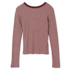 【ビューティフル ピープル/beautiful people】のMiller double-frontlong T-shirt 人気、トレンドファッション・服の通販 founy(ファニー) ファッション Fashion レディースファッション Fashion for Women トップス・カットソー Cut & Sew Tops シャツ・ブラウス・オフィスカジュアル Elegant Blouses & Button-Ups ロングTシャツ・Tシャツ Longline T-Shirts & Tees 2025年 2025 2025-2026秋冬・A/W Autumn/Winter 2025–26 AW25–26 オーバル Oval Design フィット Fit, Slim Fit ロング Long, Long-Length 洗える Machine Washable thumbnail wine|ID: prp329100004651919 ipo3291000000036281547