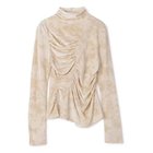 【フォトコピュー/PHOTOCOPIEU】のASYMMETRIC JERSEY TOP BEIGE|ID:prp329100004651921