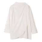 【フォトコピュー/PHOTOCOPIEU】のASYMMETRIC SHIRT 人気、トレンドファッション・服の通販 founy(ファニー) ファッション Fashion レディースファッション Fashion for Women トップス・カットソー Cut & Sew Tops シャツ・ブラウス・オフィスカジュアル Elegant Blouses & Button-Ups 2025年 2025 2025-2026秋冬・A/W Autumn/Winter 2025–26 AW25–26 アシンメトリー Asymmetrical Style フロント Front, Front Design ワイド Wide, Wide Fit 洗える Machine Washable thumbnail OFF WHITE|ID: prp329100004651928 ipo3291000000034864574