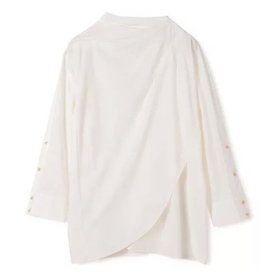 【フォトコピュー/PHOTOCOPIEU】 ASYMMETRIC SHIRT人気、トレンドファッション・服の通販 founy(ファニー) ファッション Fashion レディースファッション Fashion for Women トップス・カットソー Cut & Sew Tops シャツ・ブラウス・オフィスカジュアル Elegant Blouses & Button-Ups 2025年 2025 2025-2026秋冬・A/W Autumn/Winter 2025–26 AW25–26 アシンメトリー Asymmetrical Style フロント Front, Front Design ワイド Wide, Wide Fit 洗える Machine Washable |ID:prp329100004651928