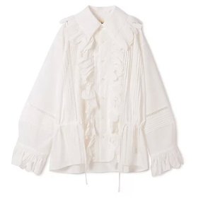 【ジュンミカミ/JUN MIKAMI】 ラッフルSH人気、トレンドファッション・服の通販 founy(ファニー) ファッション Fashion レディースファッション Fashion for Women 2025年 2025 2025-2026秋冬・A/W Autumn/Winter 2025–26 AW25–26 ドローコード Drawcord, Drawstring Cord ラッフル Ruffle, Frill レース Lace, Lace Fabric エレガント 上品 Elegant 洗える Machine Washable |ID:prp329100004651929
