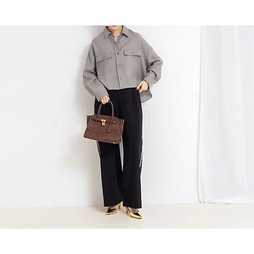 【ノーリーズソフィー/NOLLEY'S sophi】のウォッシャブルウール混ビエラショートシャツ 人気、トレンドファッション・服の通販 founy(ファニー) 　ファッション　Fashion　レディースファッション　Fashion for Women　トップス・カットソー　Cut & Sew Tops　シャツ・ブラウス・オフィスカジュアル　Elegant Blouses & Button-Ups　2025年　2025　2025-2026秋冬・A/W　Autumn/Winter 2025–26 AW25–26　ショート　Short, Short Length　ポケット　Pocket, Pocket Detail　other-2|ID: prp329100004651934 ipo3291000000033615196