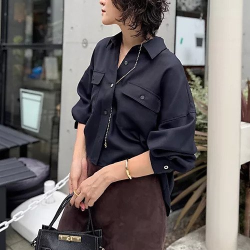 【ノーリーズソフィー/NOLLEY'S sophi】のウォッシャブルウール混ビエラショートシャツ 人気、トレンドファッション・服の通販 founy(ファニー) ファッション Fashion レディースファッション Fashion for Women トップス・カットソー Cut & Sew Tops シャツ・ブラウス・オフィスカジュアル Elegant Blouses & Button-Ups 2025年 2025 2025-2026秋冬・A/W Autumn/Winter 2025–26 AW25–26 ショート Short, Short Length ポケット Pocket, Pocket Detail other-1|ID: prp329100004651934 ipo3291000000034424588