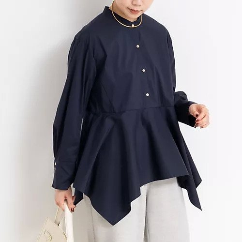 【ノーリーズソフィー/NOLLEY'S sophi】のウォッシャブルハンカチーフヘムシャツ インテリア・キッズ・メンズ・レディースファッション・服の通販 founy(ファニー) https://founy.com/ ファッション Fashion レディースファッション Fashion for Women トップス・カットソー Cut & Sew Tops シャツ・ブラウス・オフィスカジュアル Elegant Blouses & Button-Ups 2025年 2025 2025-2026秋冬・A/W Autumn/Winter 2025–26 AW25–26 ストレッチ Stretch, Stretchy Fabric メタル Metal, Metal Parts |ID: prp329100004651936 ipo3291000000033615206