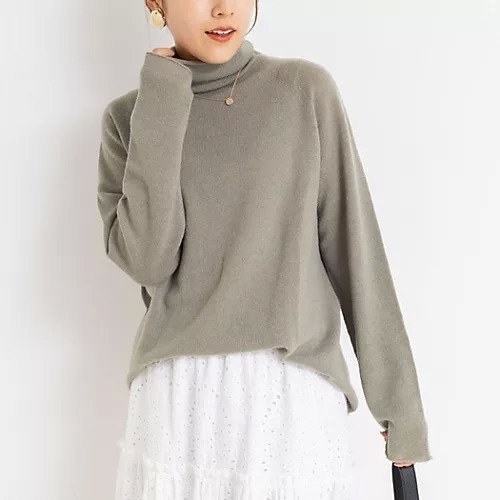 【リエミラー/Rie Miller】のPUREカシミヤタートルネックニット インテリア・キッズ・メンズ・レディースファッション・服の通販 founy(ファニー) 　ファッション　Fashion　レディースファッション　Fashion for Women　トップス・カットソー　Cut & Sew Tops　ニット　Knit Tops & Sweaters　タートルネック・ハイネックトップス　Turtlenecks & High-Neck Tops　2025年　2025　2025-2026秋冬・A/W　Autumn/Winter 2025–26 AW25–26　タートルネック　Turtleneck, High Neck　エレガント 上品　Elegant　ミディアムグレー|ID: prp329100004651939 ipo3291000000033615225