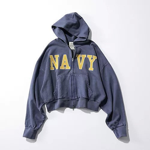 【アンスクリア/INSCRIRE】のNavy Zip Hoodie インテリア・キッズ・メンズ・レディースファッション・服の通販 founy(ファニー) ファッション Fashion レディースファッション Fashion for Women サテン Satin, Glossy Fabric ショルダー Shoulder, Shoulder Strap スウェット / スエット Sweatshirt, Sweatwear ドロップ Drop Shoulder, Dropped Style ボトム Bottoms, Lower Wear ミックス Mix, Mixed Style ヴィンテージ Vintage Style 洗える Machine Washable LT.BLUE|ID: prp329100004651942 ipo3291000000035414940