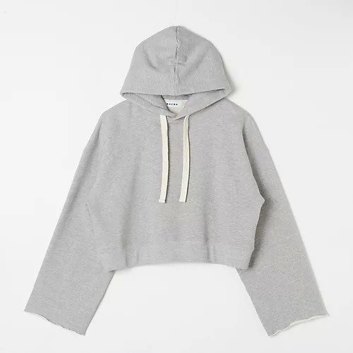 【サクラ/SACRA】のPREMIUM FLEECE インテリア・キッズ・メンズ・レディースファッション・服の通販 founy(ファニー) 　ファッション　Fashion　レディースファッション　Fashion for Women　クロップド　Cropped, Short Length　スリーブ　Sleeve, Long Sleeve / Short Sleeve　バランス　Balance, Style Balance　パーカー　Hoodie, Parka　モダン　Modern, Contemporary　ロング　Long, Long-Length　ワイド　Wide, Wide Fit　GRAY|ID: prp329100004651944 ipo3291000000033615264