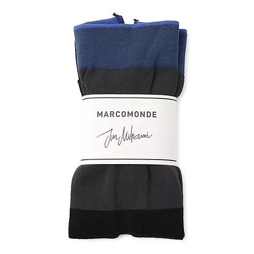 【ジュンミカミ/JUN MIKAMI】のMarcomonde JUN MIKAMIバイカラータイツ インテリア・キッズ・メンズ・レディースファッション・服の通販 founy(ファニー) 　ファッション　Fashion　レディースファッション　Fashion for Women　タイツ＆レッグウェア&美脚効果　Tights & Sheer Legwear　2025年　2025　2025-2026秋冬・A/W　Autumn/Winter 2025–26 AW25–26　コラボ　Collaboration, Collab　タイツ　Tights, Legwear　ブラック/ブルー|ID: prp329100004651995 ipo3291000000033615656
