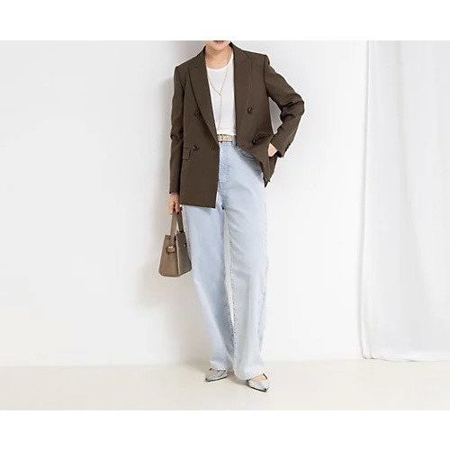【ノーリーズソフィー/NOLLEY'S sophi】のウォッシャブルシャークダブルジャケット 人気、トレンドファッション・服の通販 founy(ファニー) 　ファッション　Fashion　レディースファッション　Fashion for Women　アウター　Coat / Outerwear Collection　レディースジャケット・軽アウター　Jackets　2025年　2025　2025-2026秋冬・A/W　Autumn/Winter 2025–26 AW25–26　おすすめ　Recommended / Our Picks　ジャケット　Jacket, Outerwear　ストライプ　Stripe, Striped Pattern　スーツ　Suit, Formalwear　ワンポイント　One Point, Statement Accent　ビジネス 仕事 通勤　Business / Work / Commuting　other-2|ID: prp329100004652003 ipo3291000000033615722