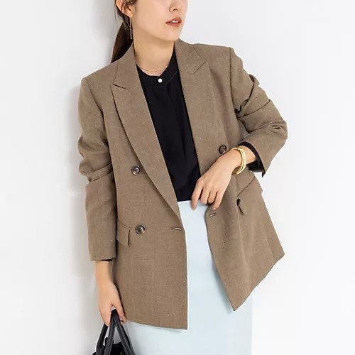 【ノーリーズソフィー/NOLLEY'S sophi】のウォッシャブルシャークダブルジャケット インテリア・キッズ・メンズ・レディースファッション・服の通販 founy(ファニー) ファッション Fashion レディースファッション Fashion for Women アウター Coat / Outerwear Collection レディースジャケット・軽アウター Jackets 2025年 2025 2025-2026秋冬・A/W Autumn/Winter 2025–26 AW25–26 おすすめ Recommended / Our Picks ジャケット Jacket, Outerwear ストライプ Stripe, Striped Pattern スーツ Suit, Formalwear ワンポイント One Point, Statement Accent ビジネス 仕事 通勤 Business / Work / Commuting オリーブ|ID: prp329100004652003 ipo3291000000034338064