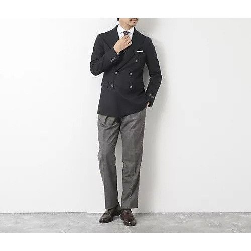 【ノーリーズ グッドマン/NOLLEY'S goodman / MEN】の《ビジカジ対応》尾州 WOOL W JACKET 25AW 人気、トレンドファッション・服の通販 founy(ファニー) 　ファッション　Fashion　メンズファッション　Fashion for Men　イタリア　Italy　ダブル　Double, Double-Breasted　ツイル　Twist, Twisted Detail　フロント　Front, Front Design　2025年　2025　2025-2026秋冬・A/W　Autumn/Winter 2025–26 AW25–26　other-2|ID: prp329100004652022 ipo3291000000033615842