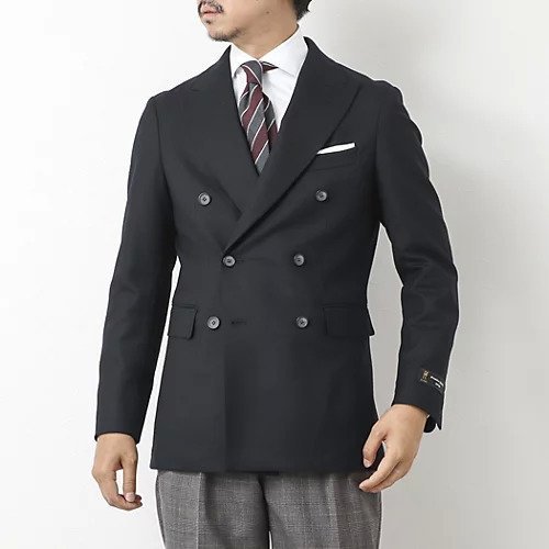 【ノーリーズ グッドマン/NOLLEY'S goodman / MEN】の《ビジカジ対応》尾州 WOOL W JACKET 25AW インテリア・キッズ・メンズ・レディースファッション・服の通販 founy(ファニー) ファッション Fashion メンズファッション Fashion for Men イタリア Italy エレガント 上品 Elegant ジャケット Jacket, Outerwear スマート Smart, Elegant ダブル Double, Double-Breasted ツイル Twist, Twisted Detail バランス Balance, Style Balance フロント Front, Front Design 2025年 2025 2025-2026秋冬・A/W Autumn/Winter 2025–26 AW25–26 ダークネイビー|ID: prp329100004652022 ipo3291000000034153766