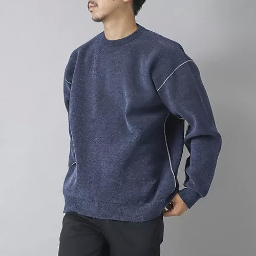 【ノーリーズ グッドマン/NOLLEY'S goodman / MEN】の【ACTIVE SECT】《限定展開》Wフェイスモールクルーネック 25AW インテリア・キッズ・メンズ・レディースファッション・服の通販 founy(ファニー) 　ファッション　Fashion　メンズファッション　Fashion for Men　ウォッシャブル　Machine Washable　ウォーム　Warm Fabric　スリム　Slim, Slim Fit　ダブル　Double, Double-Breasted　フェイス　Face, Facial Design　リラックス　Relax, Relaxed Fit　ワイド　Wide, Wide Fit　2025年　2025　2025-2026秋冬・A/W　Autumn/Winter 2025–26 AW25–26　ネイビー|ID: prp329100004652024 ipo3291000000033615851