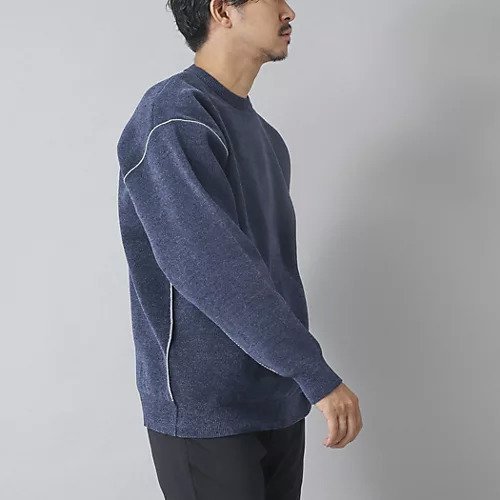 【ノーリーズ グッドマン/NOLLEY'S goodman / MEN】の【ACTIVE SECT】《限定展開》Wフェイスモールクルーネック 25AW 人気、トレンドファッション・服の通販 founy(ファニー) 　ファッション　Fashion　メンズファッション　Fashion for Men　ウォッシャブル　Machine Washable　ウォーム　Warm Fabric　スリム　Slim, Slim Fit　ダブル　Double, Double-Breasted　フェイス　Face, Facial Design　リラックス　Relax, Relaxed Fit　ワイド　Wide, Wide Fit　2025年　2025　2025-2026秋冬・A/W　Autumn/Winter 2025–26 AW25–26　other-3|ID: prp329100004652024 ipo3291000000033615854