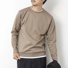 【ノーリーズ グッドマン/NOLLEY'S goodman / MEN】のハイゲージ スーピマコットン ダブルカラーTee 25AW ベージュ|ID: prp329100004652026 ipo3291000000033615863