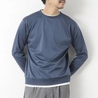 【ノーリーズ グッドマン/NOLLEY'S goodman / MEN】のハイゲージ スーピマコットン ダブルカラーTee 25AW グレイッシュブルー|ID: prp329100004652026 ipo3291000000033615865