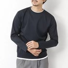 【ノーリーズ グッドマン/NOLLEY'S goodman / MEN】のハイゲージ スーピマコットン ダブルカラーTee 25AW ネイビー|ID: prp329100004652026 ipo3291000000033615866