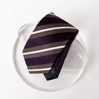 【ノーリーズ グッドマン/NOLLEY'S goodman / MEN】のクレリックレギュラーストライプネクタイ 25AWコレクション パープル系1|ID: prp329100004652033 ipo3291000000033615912