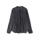 【マージュール/marjour】のSHIRRING TIE BLOUSE CHARCOAL|ID: prp329100004652102 ipo3291000000033616853