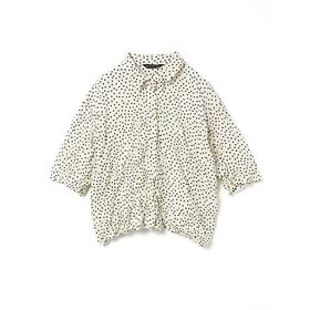 【ミズイロ インド/mizuiro ind】 ドットプリントキャッチワッシャーシャツ人気、トレンドファッション・服の通販 founy(ファニー) ファッション Fashion レディースファッション Fashion for Women トップス・カットソー Cut & Sew Tops シャツ・ブラウス・オフィスカジュアル Elegant Blouses & Button-Ups オケージョン Occasion Wear ドット Polka Dot, Dot Pattern ワッシャー Washer, Crinkled Finish 人気 Popular, Best Seller 春 Spring |ID:prp329100004652103