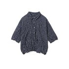 【ミズイロ インド/mizuiro ind】のドットプリントキャッチワッシャーシャツ ネイビー|ID: prp329100004652103 ipo3291000000033717411
