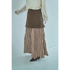 【マージュール/marjour】のDOCKING LAYERED SKIRT 人気、トレンドファッション・服の通販 founy(ファニー) ファッション Fashion レディースファッション Fashion for Women スカート Skirts シンプル Simple, Minimal スウェット / スエット Sweatshirt, Sweatwear ストレッチ Stretch, Stretchy Fabric ドッキング Docking, Mixed Material ポケット Pocket, Pocket Detail ミニスカート Mini Skirt, Short Skirt ロング Long, Long-Length thumbnail BROWN|ID: prp329100004652104 ipo3291000000033616895