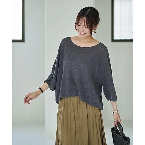 【スタイルデリ/STYLE DELI】のワイドなルーズネック麻混ニットトップス インテリア・キッズ・メンズ・レディースファッション・服の通販 founy(ファニー) https://founy.com/ ファッション Fashion レディースファッション Fashion for Women トップス・カットソー Cut & Sew Tops ニット Knit Tops & Sweaters イエロー Yellow インナー Innerwear カットソー Cut and Sewn Top カーディガン Cardigan, Knitwear キャミソール Camisole, Spaghetti Strap Top ジャケット Jacket, Outerwear ストレート Straight, Straight Cut スリット Slit, Slit Detail タンク Tank Top, Sleeveless Top 長袖 Long Sleeve, Full Sleeve フレア Flare, Flared ブルゾン Blouson, Bomber Jacket 羽織 Haori, Light Jacket メランジ Melange, Mixed Yarn ワイド Wide, Wide Fit 冬 Winter / This Winter A/W・秋冬 Autumn/Winter |ID: prp329100004653168 ipo3291000000033628667