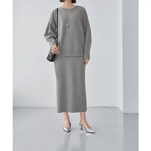 【スタイルデリ/STYLE DELI】の3シーズンコットン混紡 ニットペンシルスカート 人気、トレンドファッション・服の通販 founy(ファニー) ファッション Fashion レディースファッション Fashion for Women スカート Skirts アクリル Acrylic Material 春 Spring コクーン Cocoon, Cocoon Silhouette 切替 Switching, Contrast Panel シンプル Simple, Minimal スリット Slit, Slit Detail セットアップ Set-Up, Coordinated Outfit ポケット Pocket, Pocket Detail ミドル Middle Length, Mid Height ループ Loop, Loop Knit S/S・春夏 SS, Spring/Summer, Warm Season 夏 Summer other-2|ID: prp329100004653182 ipo3291000000034767170