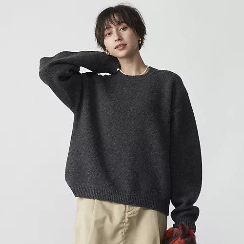 【オブラダ/Oblada】のWILLIAM KNIT 人気、トレンドファッション・服の通販 founy(ファニー) 　ファッション　Fashion　レディースファッション　Fashion for Women　トップス・カットソー　Cut & Sew Tops　ニット　Knit Tops & Sweaters　ジーンズ　Jeans, Denim Pants　デニム　Denim, Jeans Material　バランス　Balance, Style Balance　プレーン　Plain, Simple　エレガント 上品　Elegant　 other-1|ID: prp329100004653961 ipo3291000000033639721