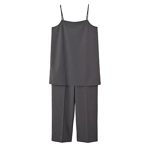 【スタイルデリ/STYLE DELI】の【BLK001】キャミソールオールインワン 人気、トレンドファッション・服の通販 founy(ファニー) 　ファッション　Fashion　レディースファッション　Fashion for Women　トップス・カットソー　Cut & Sew Tops　キャミソール&ノースリーブ　Camisoles & Sleeveless Tops　ワンピース　Dresses　オールインワン・ワンピース　Dresses and Jumpsuits　インナー　Innerwear　キャミソール　Camisole, Spaghetti Strap Top　ストレート　Straight, Straight Cut　スリット　Slit, Slit Detail　タンク　Tank Top, Sleeveless Top　定番　Standard, Basic Item　ボトム　Bottoms, Lower Wear　ワイド　Wide, Wide Fit　おすすめ　Recommended / Our Picks　エレガント 上品　Elegant　セレモニー　Ceremony　 other-1|ID: prp329100004653963 ipo3291000000033639740
