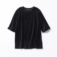 【エクラ/eclat】の【別注】ベロアTシャツ 人気、トレンドファッション・服の通販 founy(ファニー) ファッション Fashion レディースファッション Fashion for Women トップス・カットソー Cut & Sew Tops シャツ・ブラウス・オフィスカジュアル Elegant Blouses & Button-Ups ロングTシャツ・Tシャツ Longline T-Shirts & Tees ベロアトップス Velour Tops / Velvet-Look Items ベロア Velour, Soft Velvet 別注 Limited Edition, Custom Order 洗える Machine Washable |ID:prp329100004654626