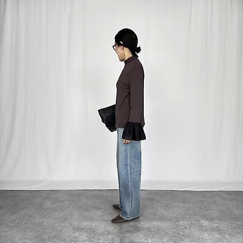 【エムセブンデイズ/M7days】の【高垣麗子さんコラボ】袖フレアトップス 人気、トレンドファッション・服の通販 founy(ファニー) ファッション Fashion レディースファッション Fashion for Women トップス・カットソー Cut & Sew Tops コラボ Collaboration, Collab シアー Sheer, See-Through スタンド Stand Collar, Upright Stand スリーブ Sleeve, Long Sleeve / Short Sleeve フレア Flare, Flared 吸水 Absorbent, Quick-Dry 洗える Machine Washable other-3|ID: prp329100004654628 ipo3291000000034725099