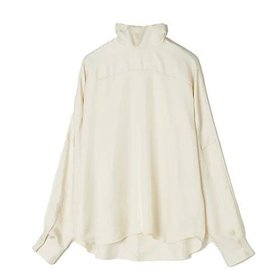 【チノ/CINOH】のサテンハイネックブラウス 人気、トレンドファッション・服の通販 founy(ファニー) ファッション Fashion レディースファッション Fashion for Women トップス・カットソー Cut & Sew Tops シャツ・ブラウス・オフィスカジュアル Elegant Blouses & Button-Ups シルキー Silky, Smooth Texture ドレープ Drape, Draping Fabric ハイネック High Neck, Mock Neck 洗える Machine Washable |ID:prp329100004654630
