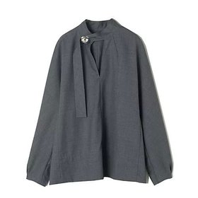 【ハルノブムラタ/HARUNOBUMURATA】のHEPBURN/ボタンブラウス 人気、トレンドファッション・服の通販 founy(ファニー) ファッション Fashion レディースファッション Fashion for Women トップス・カットソー Cut & Sew Tops シャツ・ブラウス・オフィスカジュアル Elegant Blouses & Button-Ups シルバー Silver, Metallic Silver バランス Balance, Style Balance マニッシュ Mannish, Boyish 今季 This Season, Current Season 夏 Summer 春 Spring S/S・春夏 SS, Spring/Summer, Warm Season |ID:prp329100004654631