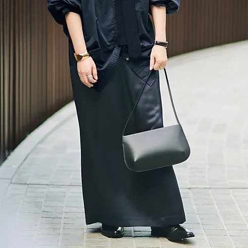 【ブリル/BRILL】の【Marisol別注】サテンドローストリングスカート 人気、トレンドファッション・服の通販 founy(ファニー) 　ファッション　Fashion　レディースファッション　Fashion for Women　スカート　Skirts　送料無料　Free Shipping　サテン　Satin, Glossy Fabric　ストレート　Straight, Straight Cut　ドローストリング　Drawstring, Pull Cord　ポケット　Pocket, Pocket Detail　エレガント 上品　Elegant　別注　Limited Edition, Custom Order　楽ちん　Easy Fit, Comfortable　other-2|ID: prp329100004654633 ipo3291000000033654477