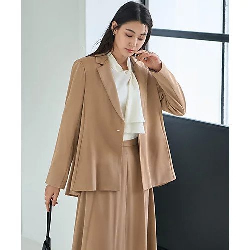 【スタイルデリ/STYLE DELI】のソフトツイルAラインジャケット インテリア・キッズ・メンズ・レディースファッション・服の通販 founy(ファニー) https://founy.com/ ファッション Fashion レディースファッション Fashion for Women アウター Coat / Outerwear Collection レディースジャケット・軽アウター Jackets イエロー Yellow オレンジ Orange 春 Spring 秋 Autumn シンプル Simple, Minimal ジャケット Jacket, Outerwear ストレッチ Stretch, Stretchy Fabric スペシャル Special, Limited Edition スーツ Suit, Formalwear セットアップ Set-Up, Coordinated Outfit ダメージ Distressed, Destroyed ピーチ Peach, Soft Touch フォルム Silhouette, Form ポケット Pocket, Pocket Detail おすすめ Recommended / Our Picks エレガント 上品 Elegant セレモニー Ceremony ビジネス 仕事 通勤 Business / Work / Commuting |ID: prp329100004654648 ipo3291000000033654561
