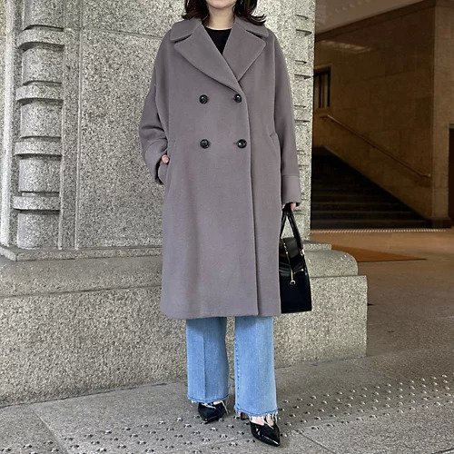 【エクラ/eclat】のテントコート 人気、トレンドファッション・服の通販 founy(ファニー) 　ファッション　Fashion　レディースファッション　Fashion for Women　アウター　Coat / Outerwear Collection　コート・ロングコート・ピーコート　Long Coats, Peacoats & More　バランス　Balance, Style Balance　人気　Popular, Best Seller　別注　Limited Edition, Custom Order　軽量　Lightweight, Ultra Light　other-3|ID: prp329100004654652 ipo3291000000033842304